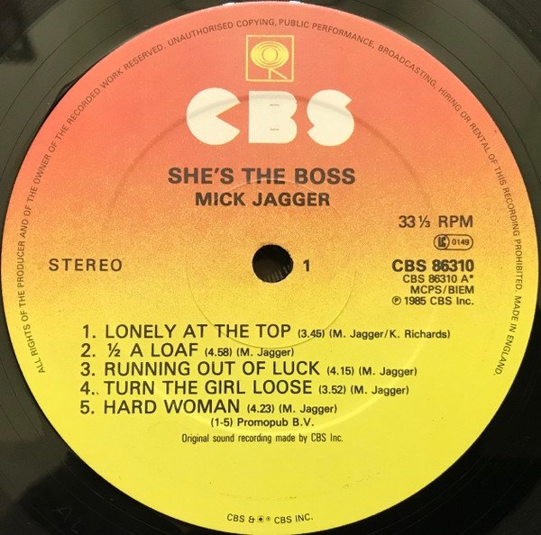 Mick Jagger - She's The Boss (LP)