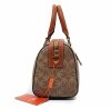 Torebka kuferek crossbody GUANCHI brązowa