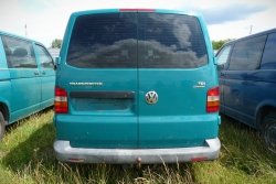 Szyba tył w drzwiach lewa VW Transporter T5 2005 Bus 