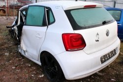 Szyba drzwi tył lewa VW Polo 6R 2012 Hatchback 5-drzwi 