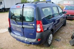 Szyba drzwi skrzydełka tył prawa Dacia Logan I  MCV 2008 (2006-2009) Kombi