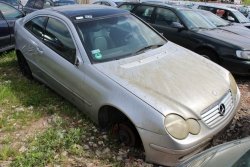 Drzwi Przód Lewe Mercedes C-klasa W203 2001 2.0i Kompressor Sportcoupe (gołe drzwi bez osprzętu)