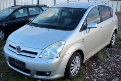 Drzwi tył lewe Toyota Corolla Verso 2007 (2004-2007) Minivan (kod lakieru: 1C0) 