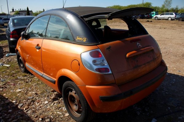 Belka zderzaka tył Citroen C3 Pluriel 2004 Kabirolet (kod lakieru: KHU)