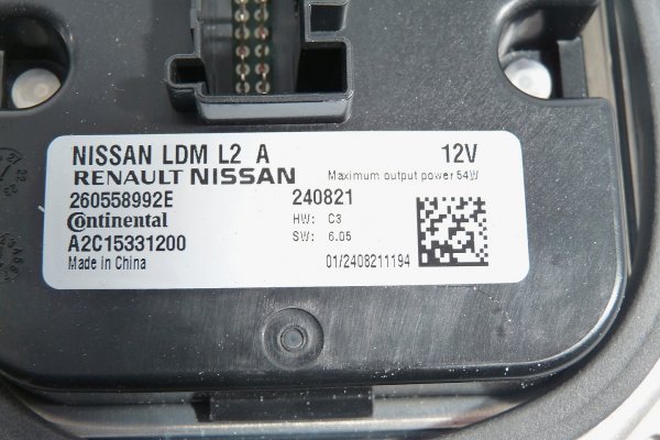 Moduł sensor przetwornica reflektora Nissan Juke II F16 2019-