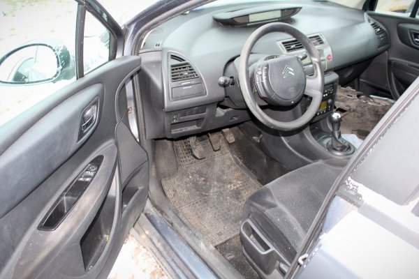 Klapa bagażnika tył Citroen C4 2008 (2008-2010) Hatchback 5-drzwi (Kod lakieru: KTH - LAKIER SZARY THORIUM)