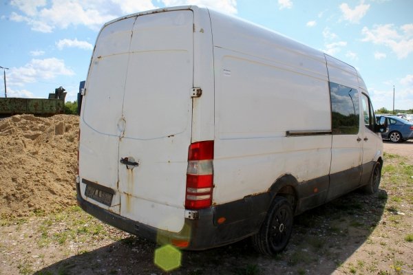 Szyba trójkątna przód lewa Mercedes Sprinter W906 2008 2.2CDI 646986 Bus