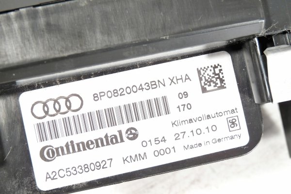 Panel nawiewu klimatyzacji Audi A3 8P 2010 (2003-2013) Hatchback 5-drzwi