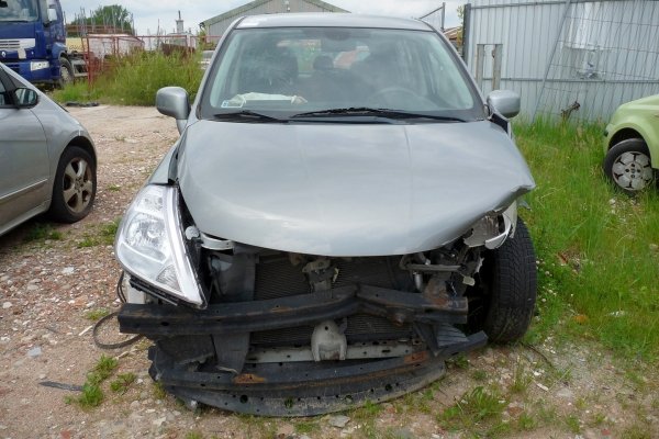 Podnośnik szyby tył lewy Nissan Tiida C11 2008 Hatchback 5-drzwi