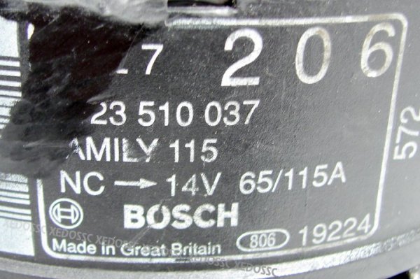 ALTERNATOR CHRYSLER VOYAGER GS 95-01 2.5 TD