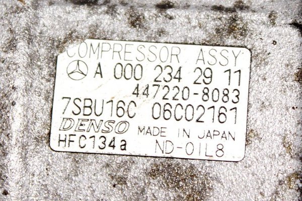SPRĘŻARKA KLIMATYZACJI MERCEDES E-KLASA W210 2,3