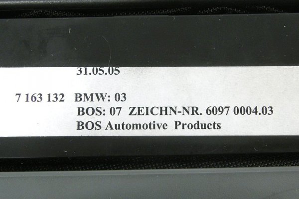 Schowek tunel rękaw worek na narty BMW 3 E90 2005-2007 Sedan