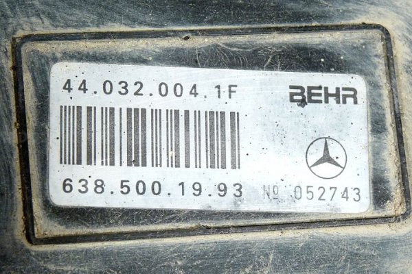 WENTRYLATOR WODY MERCEDES VITO 00 2.2 CDI