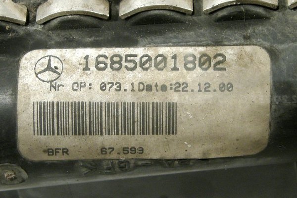 CHŁODNICA WODY MERCEDES A-KLASA W168 01 1.4