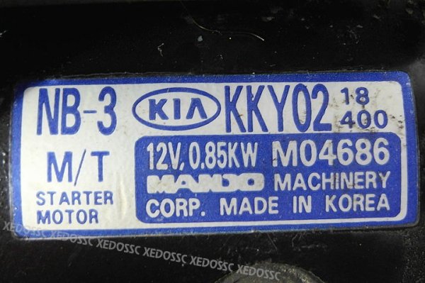 ROZRUSZNIK KIA PRIDE 98 1.3 8V KKY0218400 M04686