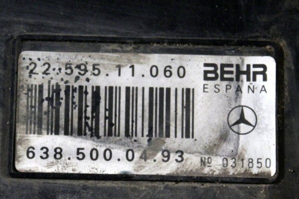 WENTYLATOR WODY MERCEDES VITO 638 95-03 2.3TD