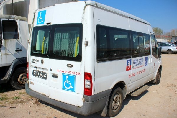 Szyba drzwi tył lewa Ford Transit MK7 2006 Bus