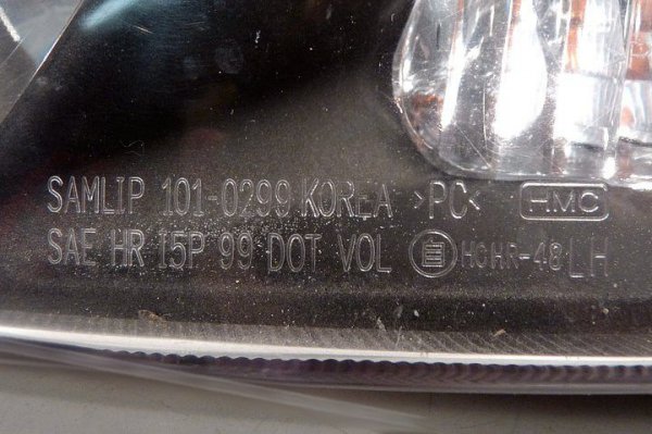 _Reflektor lewy Hyundai Elantra 2000-2006 5D 