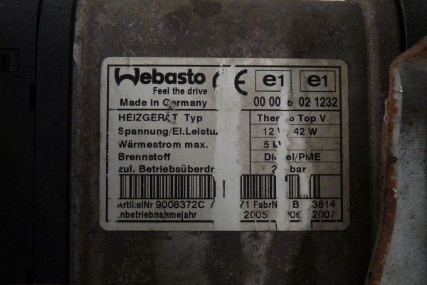 _Webasto VW Passat B6 2005 2.0TDI