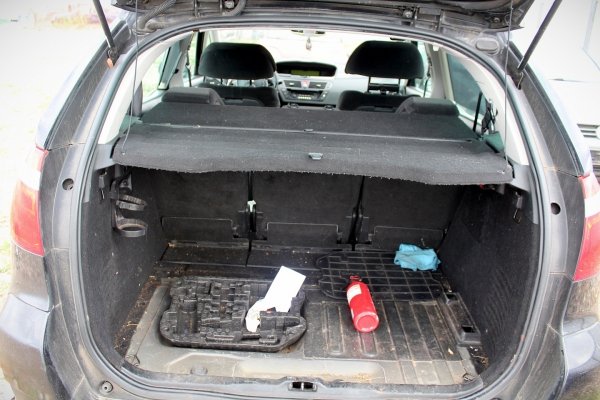 _Zamek drzwi tył prawy Citroen C4 Picasso 2008 (2006-2010) Minivan