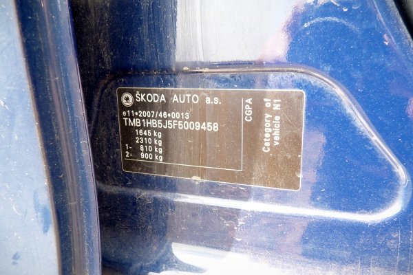 Lampa tył lewa Skoda Praktik 5J Lift 2014 (2010-2015) 