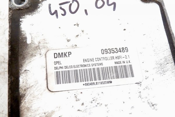 _Komputer sterownik silnika stacyjka immo kluczyk Opel Astra G 2001 1.6i Z16XE