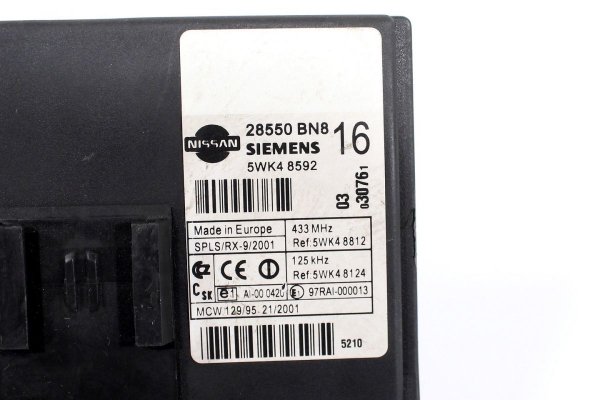 komputer silnika - stacyjka - immobilizer - nissan - almera - zdjęcie 7