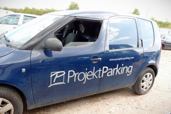 Drzwi przód prawe Skoda Praktik 5J Lift 2014 (2010-2015) (kod lakieru: LF5A)