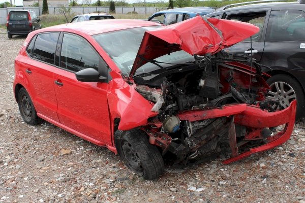 Zamek drzwi przód lewy VW Polo 6R 2009 Hatchback 5-drzwi