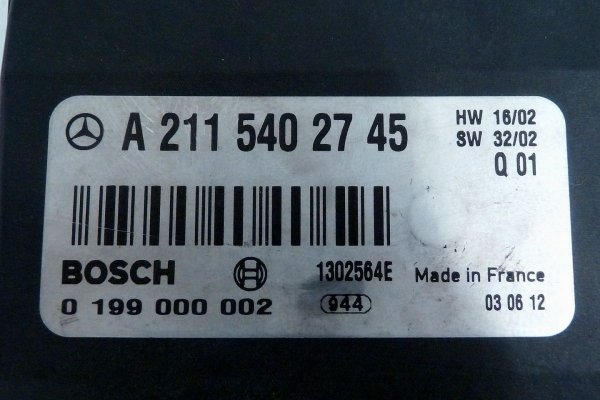 Moduł sterownik akumulatora Mercedes E-klasa W211 2003 3.2CDI