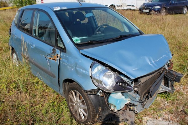 _Drzwi tył lewe Honda Jazz II Lift 2005 (2005-2008) Hatchback 5-drzwi 