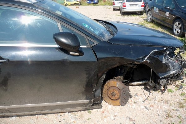 Szyba drzwi przód prawa Citroen C5 II 2009 Kombi 
