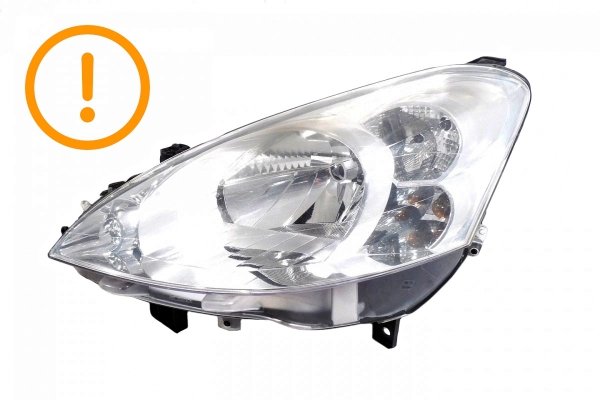 _Reflektor lewy Peugeot Partner II 2009  (2008-2012)