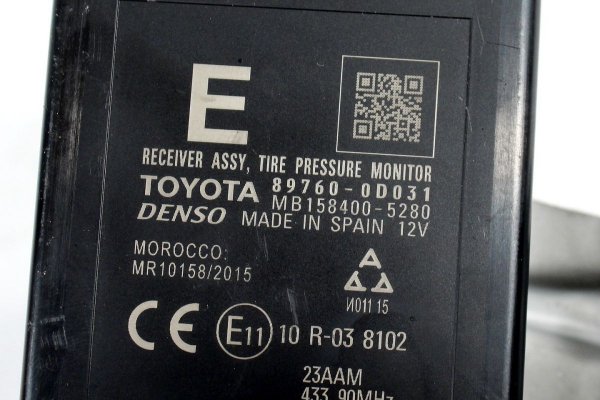 Moduł ciśnienia koła kół Toyota Yaris III 2015