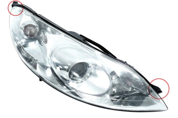 Reflektor prawy Peugeot 407 2004-2010 (xenon)