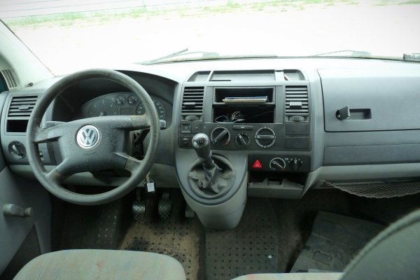 Fotel prawy pasażera podwójny kanapa przód VW Transporter T5 2005 Bus
