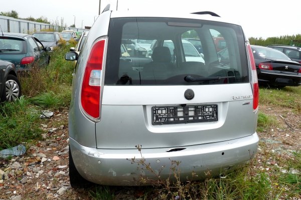 _Błotnik przód lewy Skoda Roomster 5J 2007 (2006-2010) (kod lakieru: LF7T)