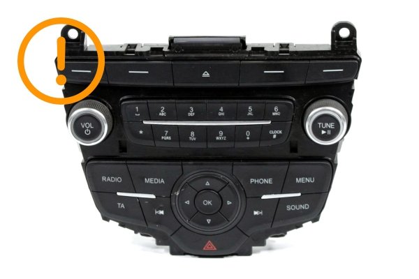Panel sterowania radia Ford Focus MK3 Lift 2015 Hatchback 5-drzwi 