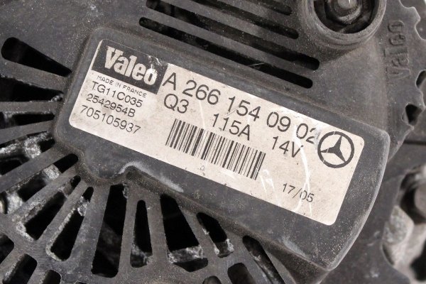 Alternator Mercedes A-klasa W169 2004-2012 1.5 1.7 2.0 (115A)