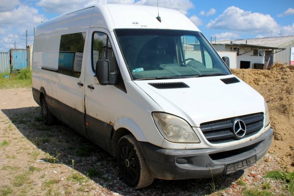 Szyba drzwi przesuwnych prawych Mercedes Sprinter W906 2008 2.2CDI 646986 Bus