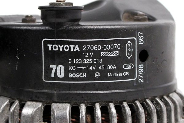 _Alternator Toyota Avensis T22 1998-2003 2.0i 16V (70A)
