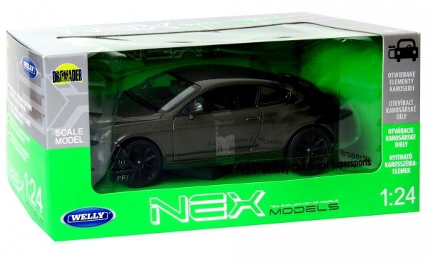 BENTLEY CONTINENTAL SUPERSPORTS Welly 1:24 Metal Model 