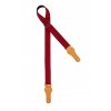 Ortega OCS-250U Pasek do ukulele, Burgunde Cotton