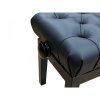 Piano Fiks PKG-100 A40 L34 Ława do pianina czarny połysk czarna skóra