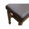 Piano Fiks SKG-20 B44 L31 Ława do pianina orzech mat brązowa skóra