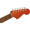 Fender Malibu Player Walnut Fingerboard White Pickguard Fiesta Red