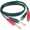 Klotz ATCJ0600 kabel 2x chinch na 2x jack 6m