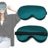 Waya Silk Eye Mask Dark Green maska EM-SLK03