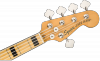 Squier Classic Vibe '70s Jazz Bass Maple Fingerboard Black