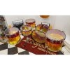 Ludwig Vistalite Tequila Sunrise shell set LIMITED